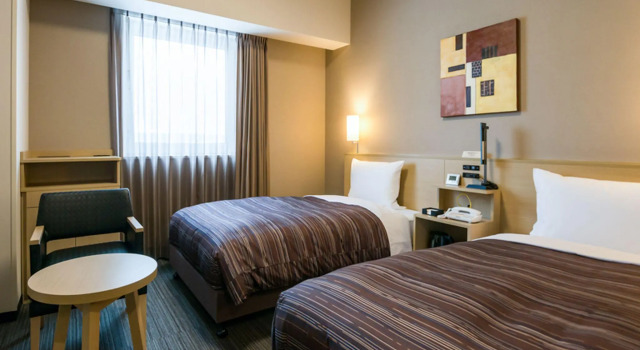 Двухместный номер Standard Hotel Route Inn Grand Kitami Ekimae