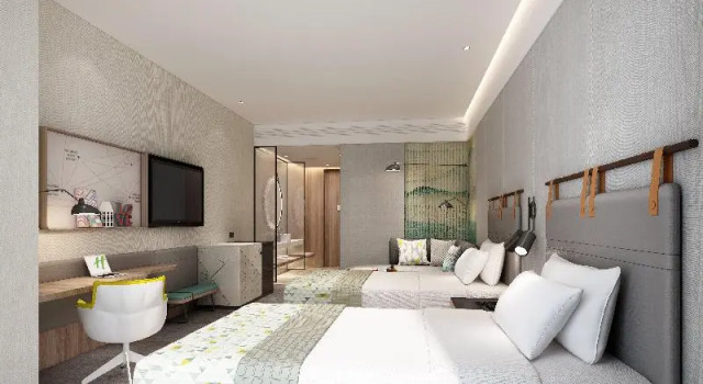 Двухместный номер Standard Holiday Inn Guangzhou South Lake