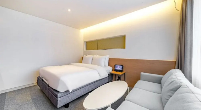 O podwyższonym standardzie dwuosobowy pokój Haeundae Thevan Hotel