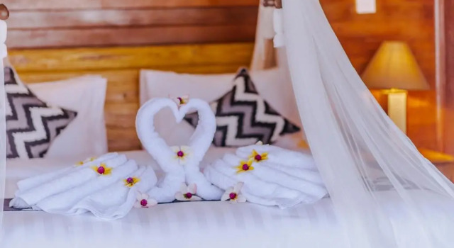 Lembongan Small Heaven Bungalow, Забронировать Отель Отели Лембонган с парковкой, рядом с Пляж Нуса Лембонган, Парковка
