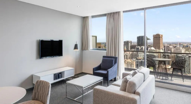 Люкс c 1 комнатой Meriton Suites Campbell Street, Sydney