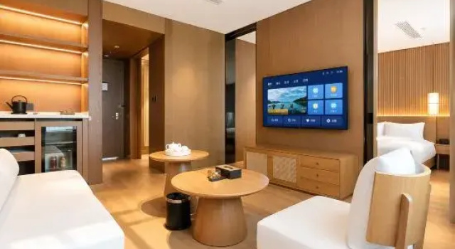 Семейный люкс Deluxe Tiangong Heyuan Hotel, Huashuiwan, Chengdu