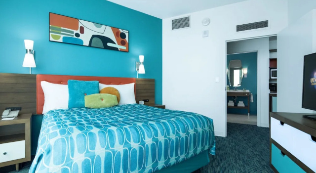 Люкс с 2 комнатами с видом на Volcano Bay Universals Cabana Bay Beach Resort