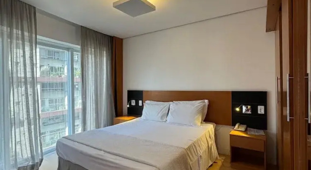 Апартаменты Get a Flat 701-Suíte com Terraço e Parede de Vidro | Ibirapuera jardins
