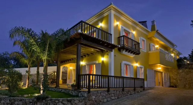 Villa Amarela in Boliqueime, Rezervovat Vila Hotely v Boliqueime s bazénem, Bazén