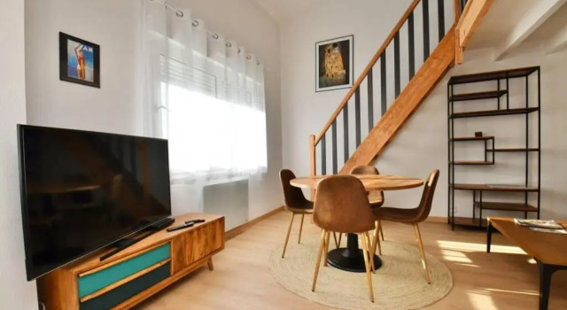 Апартаменты La Mezzanine Apt 5 pers classe 3 etoiles, Royan- centre 300 m plage Foncillon