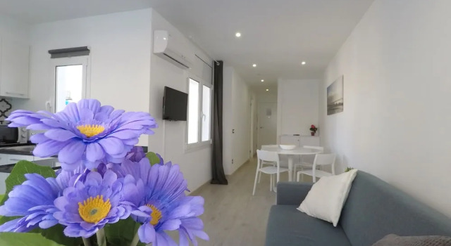 Апартаменты c 1 комнатой с балконом Rainbow Apartments BY BLAUSITGES