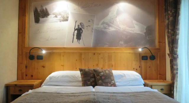 Трёхместный номер Superior с балконом Hotel Miravidi a Cervinia