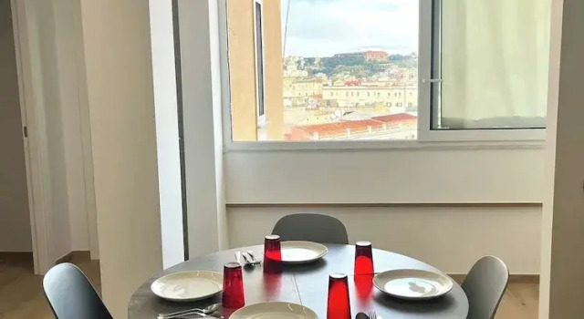 Апартаменты с балконом и с видом на море NA bella vista Rooftop-B&B