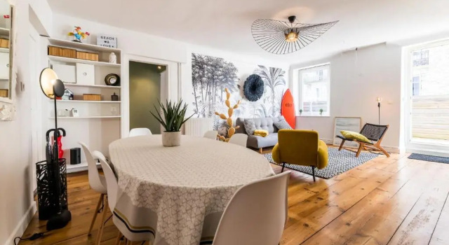 POP KEYWEEK Apt 3 bedrooms with terrace & parking Biarritz city center
