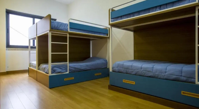 Кровать в общем номере Hostel EntryFik
