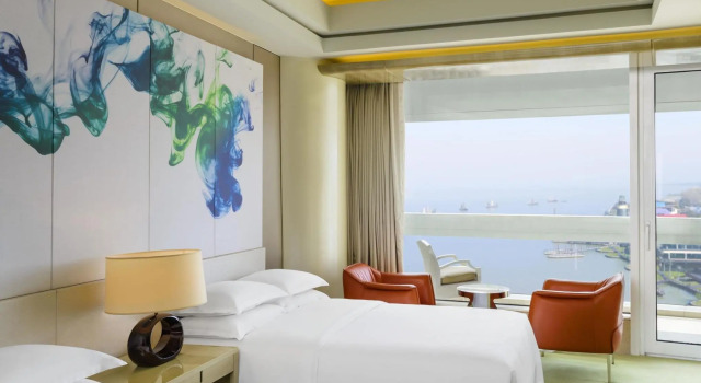 Двухместный номер Deluxe Sheraton Huzhou Taihu Lake Hot Spring Resort & Spa