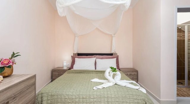 Люкс Deluxe Fouki Studio lovely Ipsos beach getaway