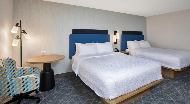 Четырёхместный номер Standard Hampton Inn Detroit/Belleville-Airport Area