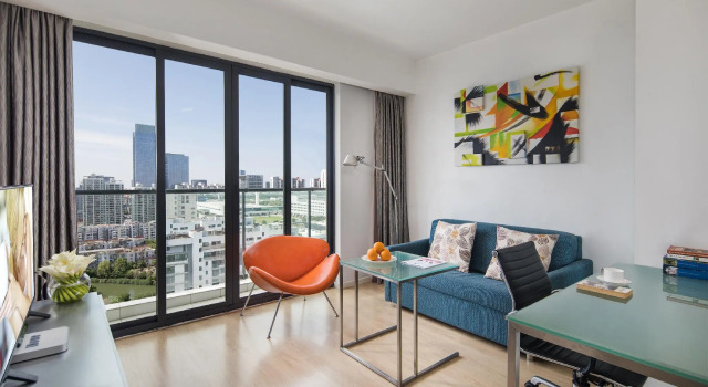 Номер Deluxe Citadines Xinghai Suzhou