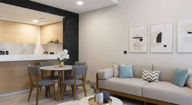 Fantastic 1BR Apartment in Arjan Privà Living, Забронировать Апартаменты/квартира Отели Арабиан Ранчес с бассейном, Бассейн