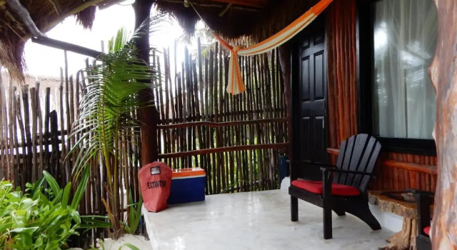 Двухместный номер Deluxe с балконом и с видом на море Chancabañita Tulum