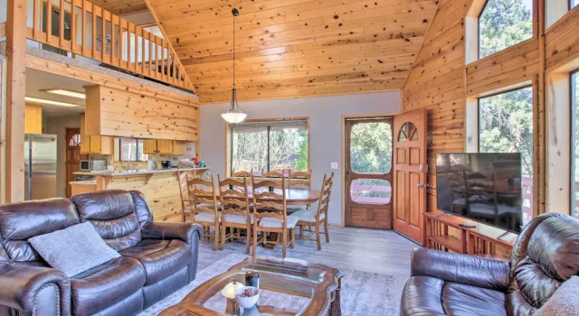 Idyllic Frazier Park Cabin Views, Pool Table, Réserver Hôtel Pine Mountain Club 