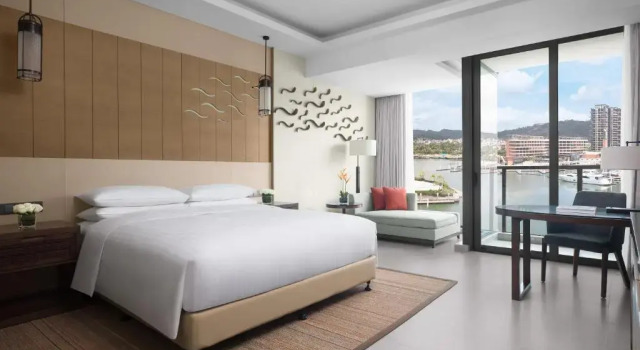 Номер Standard с видом на гавань Marriott Resort Xiangshui Bay