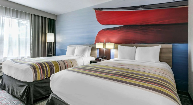 Standaard Vierpersoonskamer Country Inn & Suites Columbus-Fort Benning