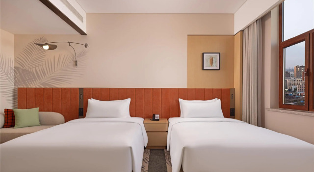 Двухместный номер Deluxe Hilton Garden Inn Songyuan Ningjiang