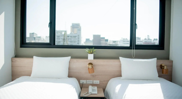 Luksusowy dwuosobowy pokój Hotel East Taichung