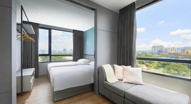 Студия с 2 комнатами Hotel Komune Living & Wellness Kuala Lumpur
