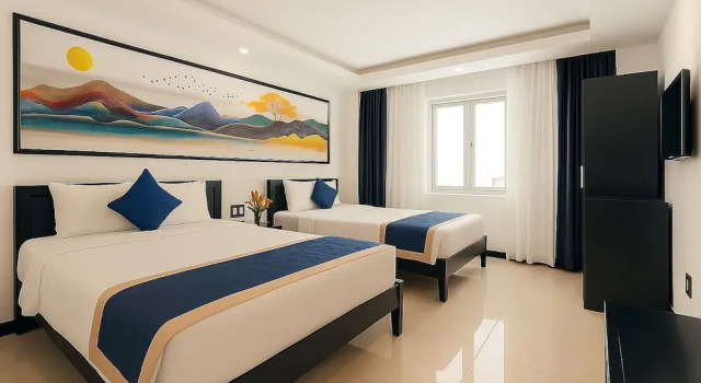 Четырёхместный семейный номер Standard Kamala Hotel & Apartment Da Nang