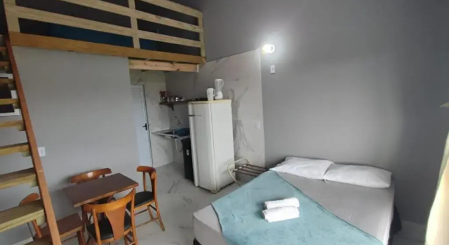 CK - APTO TIPO LOFT Individual ar, wifi, vaga, cozinha, tv smart - 10 x no cartão sem juros, Забронировать Апартаменты/квартира Итапема Санта-Катарина