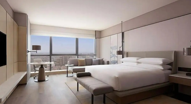 Двухместный номер Deluxe с видом на город Shantou Marriott Hotel