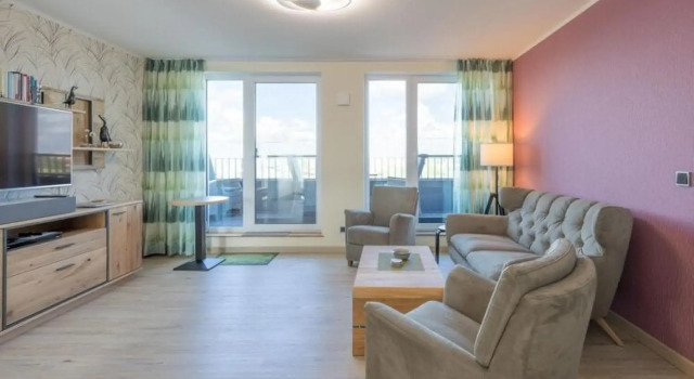 Penthouse apartment on Nordstrand in a top location on the dike