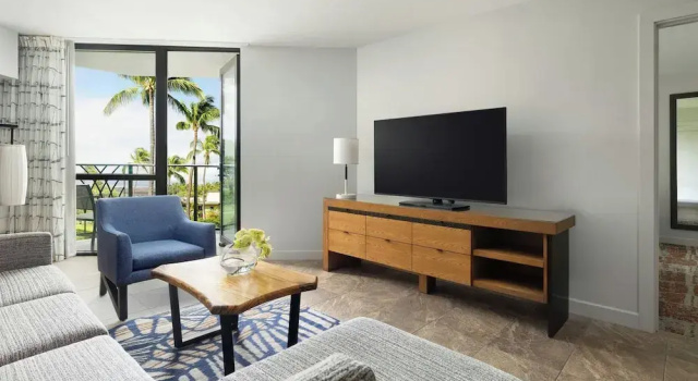Люкс c 1 комнатой с балконом Marriott’s Waikoloa Ocean Club