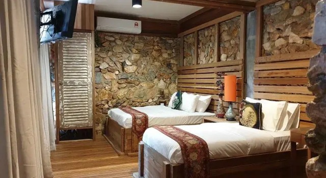 Lüks üç kişilik oda Athome Resort