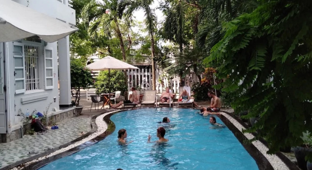 Двухместный номер Deluxe с балконом и с видом на город The Moon Villa Hoi An