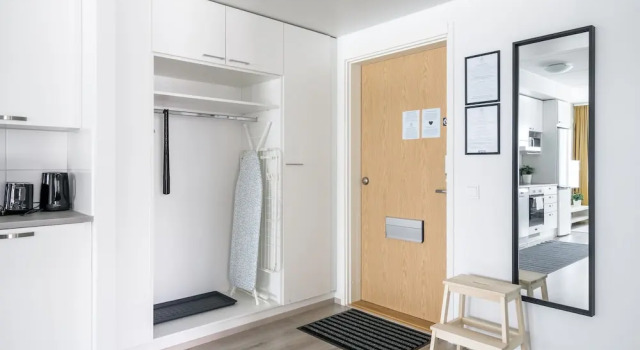 Апартаменты Standard с 2 комнатами с балконом Hiisi Homes Vantaa Keimolanmäki