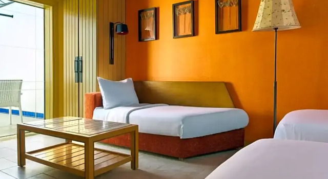 Двухместный номер Deluxe с видом на море Курортный отель Retac Qunay Dahab&Spa