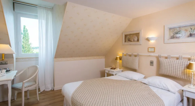 Двухместный номер Classic Logis Hôtels Restaurant La Mère Hamard