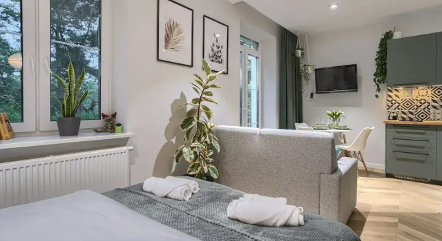 Apartamenty Sun & Snow Las i Morze, Забронировать Апартаменты/квартира Мжежино Западно-Поморское воеводство