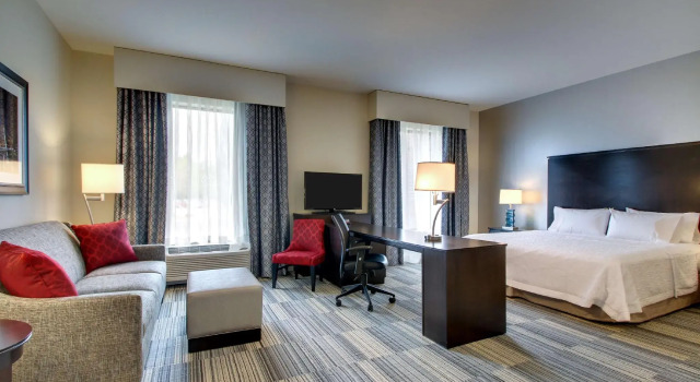 Двухместная студия Hampton Inn & Suites Greenville Airport