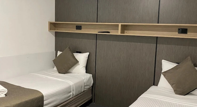 Семейный номер Superior с балконом и с видом на залив Huskisson Beach Motel