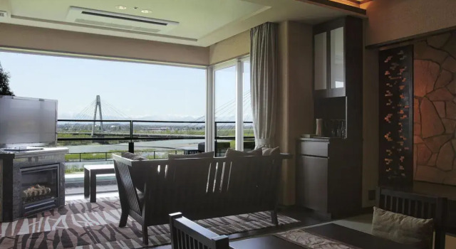 Люкс с видом на реку Tokachigawa Onsen Daiichi Hotel Hoshutei Toyotei