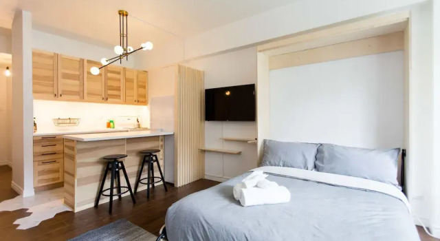 The Sherbrooke Suites, Rezervovat Apartmán Apartmány v Montreal, poblíž Quebecor, Apartmán