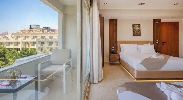 Семейный номер Standard с балконом и с видом на город Gaia Pyramids Hotel