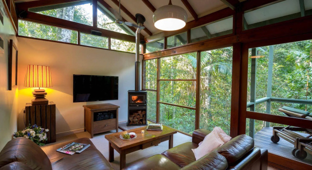 Crystal Creek Rainforest Retreat, Забронировать Дом для отпуска Кристал-Крик Northern Rivers
