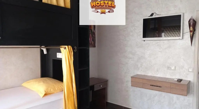 Кровать в общем номере Stork Marrakech Luxury Hostel