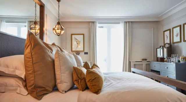 Двухместный номер Deluxe с балконом Lympstone Manor Hotel Restaurant & Vineyard - Relais & Chateaux