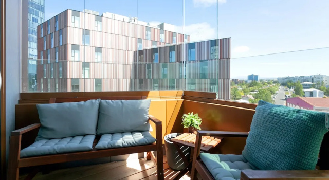 Апартаменты Premier с 2 комнатами с балконом Sif Apartments by Heimaleiga