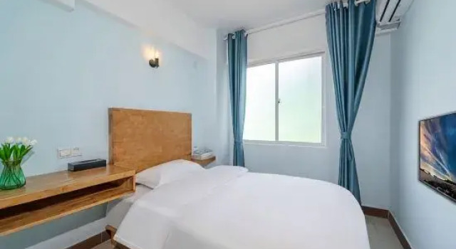 Кровать в общем номере Pod Inn Hotel (Qingchun Song Plaza)