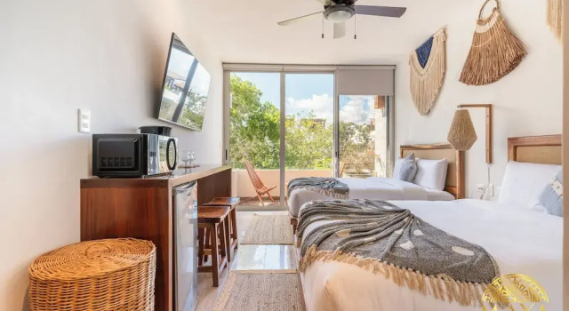 NHOA 307A Lux 2BR Pool View Aldea Zama, Rezervovat Apartmán Zama 