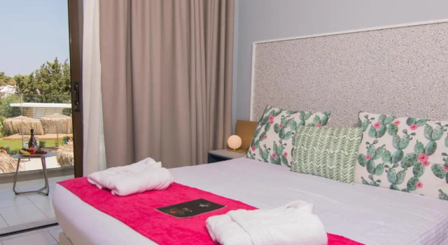 Двухместный номер Deluxe с видом на сад Lindos Breeze Beach Hotel